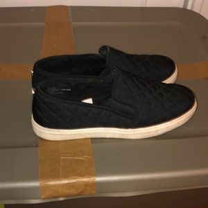 Black slip ones shoes